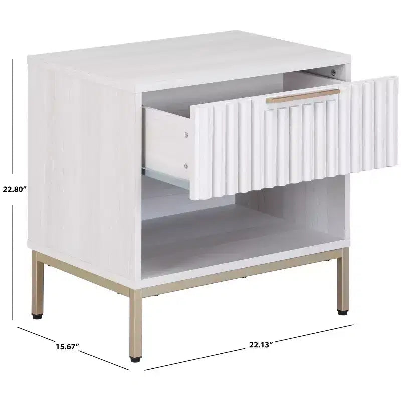 Table de chevet 1 tiroir Lylia - NST9617 - Safavieh