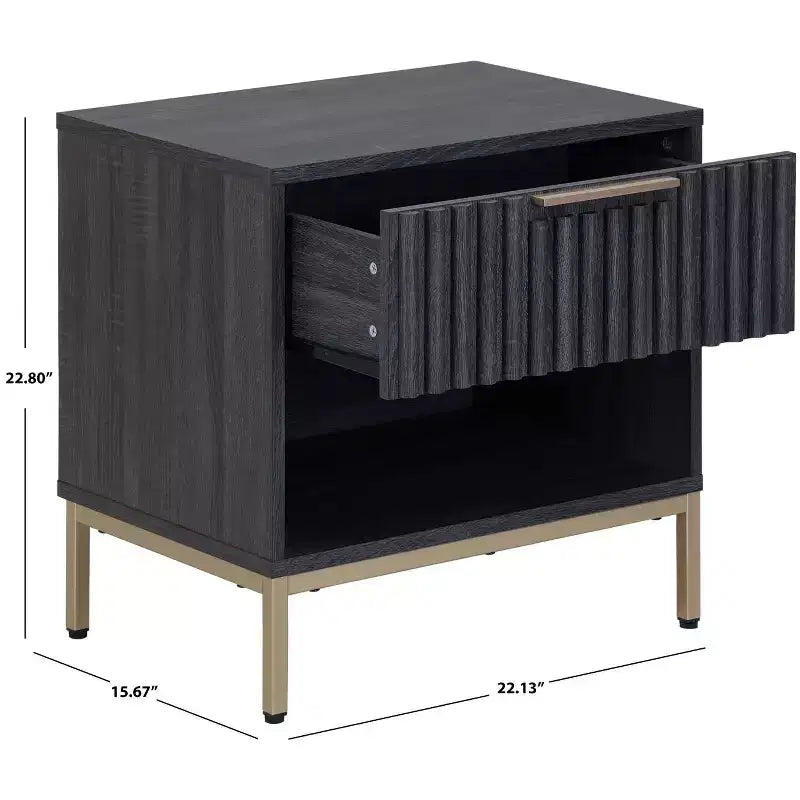 Table de chevet 1 tiroir Lylia - NST9617 - Safavieh