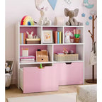 Toy Storage Organizer, Kid Bookshelf, Toy Storage Cabinet, Toddler Book Shelf for Kid Room, Bedroom, Nursery, Living Room