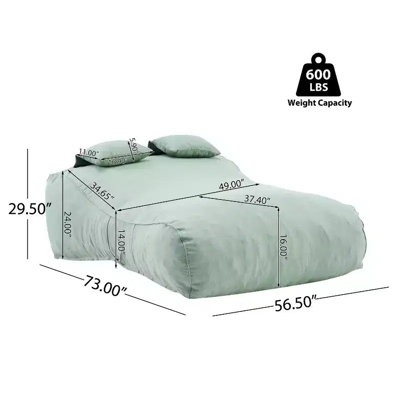 Lit de repos gonflable d'extérieur moderne Christopher Knight Home Zhi