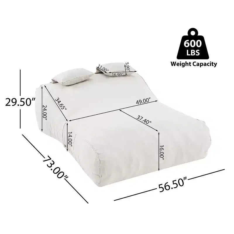 Lit de repos gonflable d'extérieur moderne Christopher Knight Home Zhi