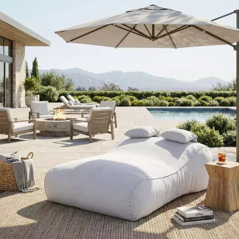 Lit de repos gonflable d'extérieur moderne Christopher Knight Home Zhi