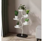 1 Set Multi-Layer Plant Stand, Iron Art, Indoor Outdoor Flower Pot Rack,