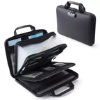 Fireproof Document Box with Lock, Waterproof Fire Safe Hard Case File Box, Portable Important Document Storage Organizer Bag