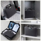 Boîte à documents ignifuge avec serrure, coffre-fort étanche et ignifuge pour documents, mallette de rangement portable pour documents importants