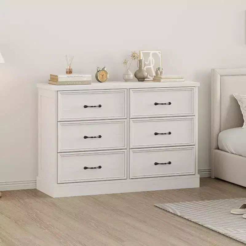 Commode de Chevet Moderne avec Tiroir et Rangement C Idéale pour l'Organisation de la Chambre, Meuble Gain de Place, Construction en Bois Durable