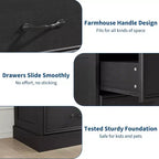 Commode de Chevet Moderne avec Tiroir et Rangement C Idéale pour l'Organisation de la Chambre, Meuble Gain de Place, Construction en Bois Durable