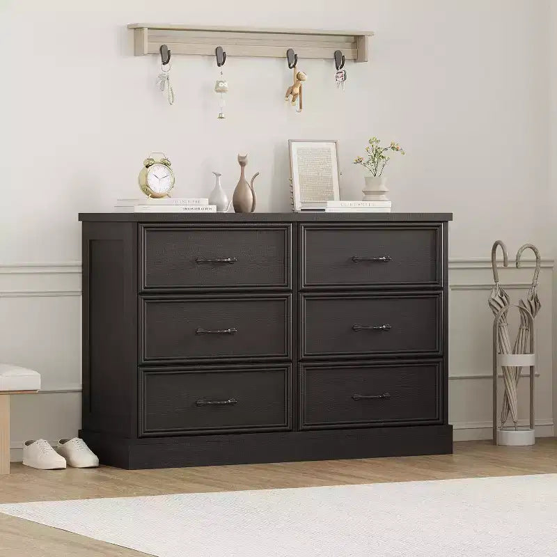 Commode de Chevet Moderne avec Tiroir et Rangement C Idéale pour l'Organisation de la Chambre, Meuble Gain de Place, Construction en Bois Durable