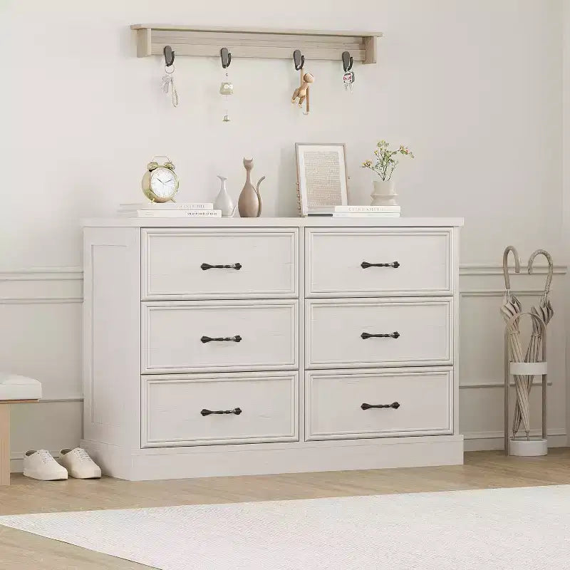Commode de Chevet Moderne avec Tiroir et Rangement C Idéale pour l'Organisation de la Chambre, Meuble Gain de Place, Construction en Bois Durable