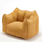 Fauteuils canapés avec mousse haute résilience pour salons et chambres, canapés paresseux carrés confortables, canapés pour adultes pour jouer, lire et regarder la télévision