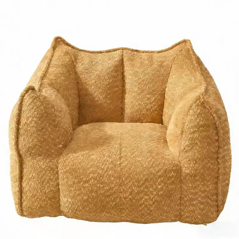 Fauteuils canapés avec mousse haute résilience pour salons et chambres, canapés paresseux carrés confortables, canapés pour adultes pour jouer, lire et regarder la télévision