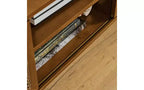 JVNOXK Meuble TV console de 172,5 cm en rotin, style moderne du milieu du siècle, pour téléviseurs jusqu'à 75 pouces ; idéal pour les salons, finition noyer