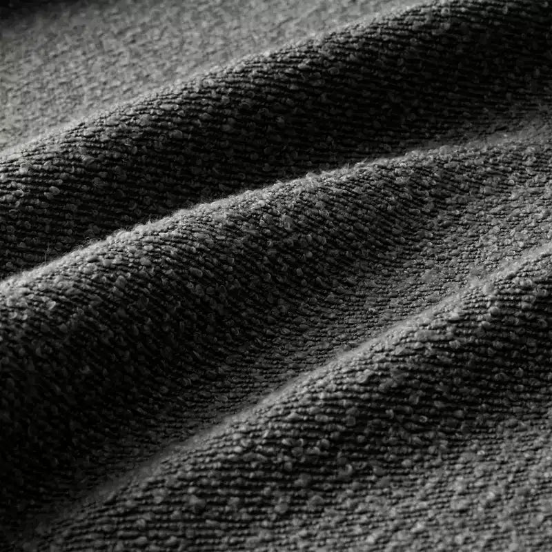 MAYEERTY Repose-pieds Ottomane Moderne en Polyester Bouclé, Tabouret Rembourré pour Salon, Chambre, Bureau