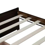Lit plateforme double avec tiroirs, lit de repos en bois avec rangement pour chambre à coucher