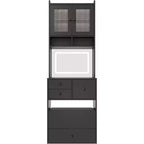 Coiffeuse compacte Acekool avec miroir, éclairage réglable, tiroir de rangement et station de charge, ensemble de table de maquillage pour chambre à coucher