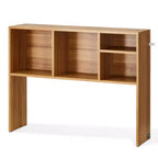 VIYET 29 1-Tier Desktop Bookshelf - Wood, Anti-Slip Feet Pads
