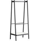Solid Oak Clothes Hangers, Black Rattan Clothes Hangers, Clothes Hangers with Frames, Upright Clothes Hangers, for Hanging Clothes