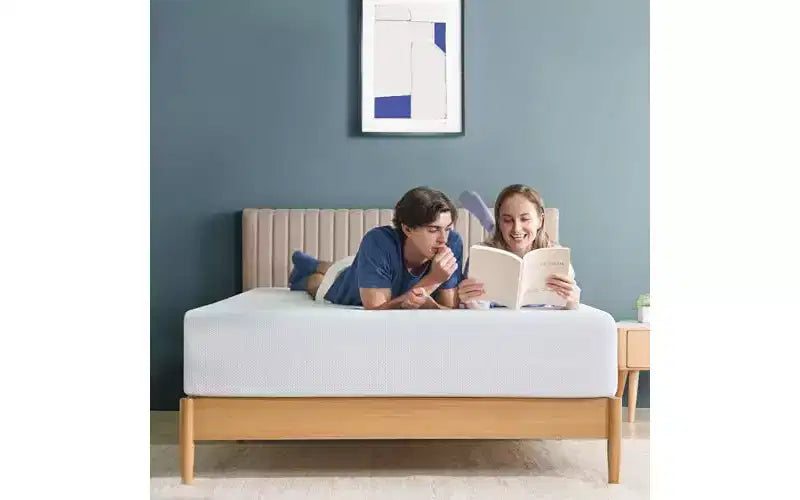 Matelas en mousse à mémoire de forme rafraîchissante Zinus au thé vert de 25 cm, Queen, sans fibre de verre, fermeté moyenne, mousse de gel rafraîchissante, mousses et tissus certifiés sûrs.