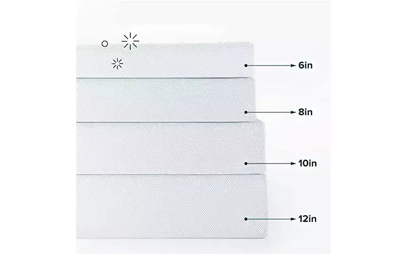 Matelas en mousse à mémoire de forme rafraîchissante Zinus au thé vert de 25 cm, Queen, sans fibre de verre, fermeté moyenne, mousse de gel rafraîchissante, mousses et tissus certifiés sûrs.