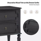 Tikal 28 Table de chevet à 2 tiroirs, lot de 2 | HULALA HOME-NOYER