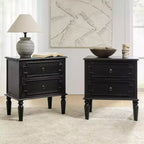 Tikal 28 Table de chevet à 2 tiroirs, lot de 2 | HULALA HOME-NOYER