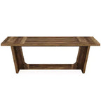 MAYEERTY 70.8 Bureau de direction en bois, Table d'étude et d'écriture moderne pour ordinateur
