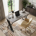 MAYEERTY 55 Heavy-Duty Computer Desk, Simple Study Writing Table for Home Office