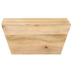 vidaXL Table Basse en Forme de V Table d'appoint Canapé Salon Bois Massif