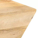 vidaXL Table Basse en Forme de V Table d'appoint Canapé Salon Bois Massif