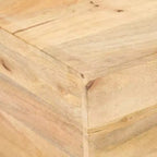 vidaXL Table Basse en Forme de V Table d'appoint Canapé Salon Bois Massif
