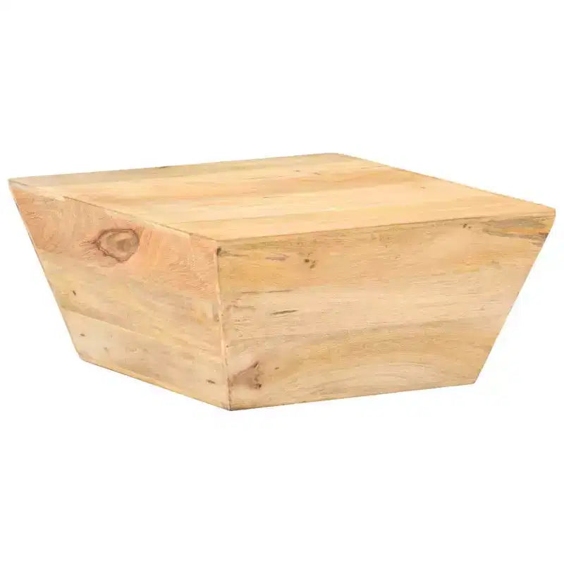 vidaXL Table Basse en Forme de V Table d'appoint Canapé Salon Bois Massif