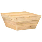 vidaXL Table Basse en Forme de V Table d'appoint Canapé Salon Bois Massif