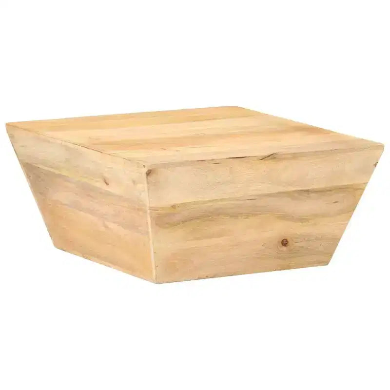 vidaXL Table Basse en Forme de V Table d'appoint Canapé Salon Bois Massif