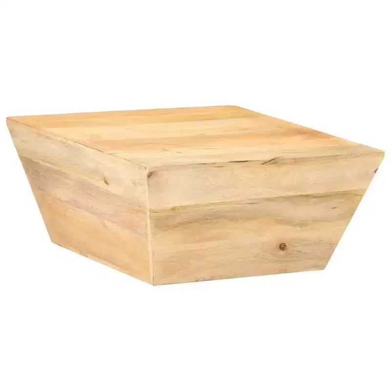 vidaXL Table Basse en Forme de V Table d'appoint Canapé Salon Bois Massif