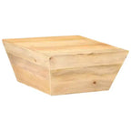 vidaXL Table Basse en Forme de V Table d'appoint Canapé Salon Bois Massif