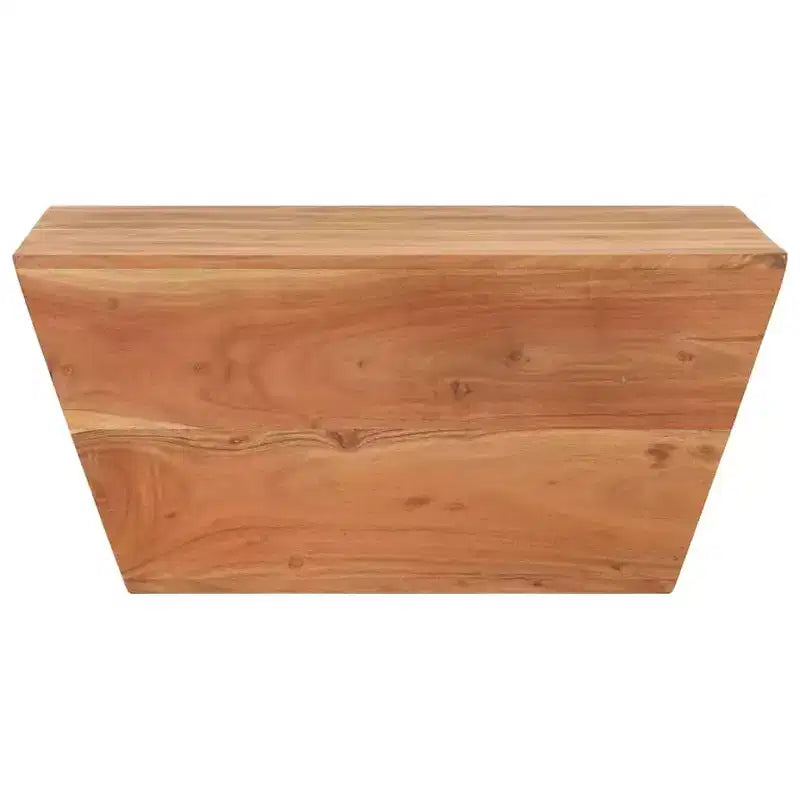 vidaXL Table Basse en Forme de V Table d'appoint Canapé Salon Bois Massif