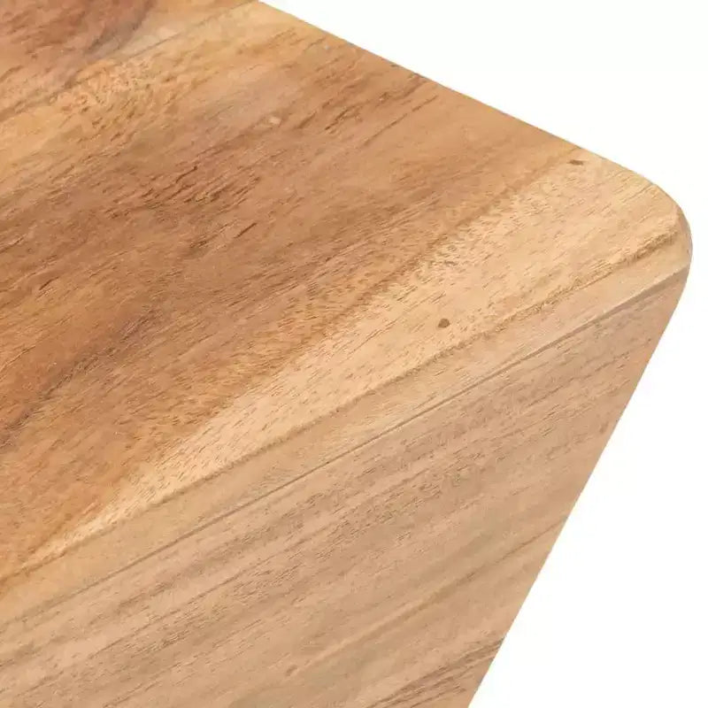 vidaXL Table Basse en Forme de V Table d'appoint Canapé Salon Bois Massif