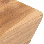 vidaXL Table Basse en Forme de V Table d'appoint Canapé Salon Bois Massif