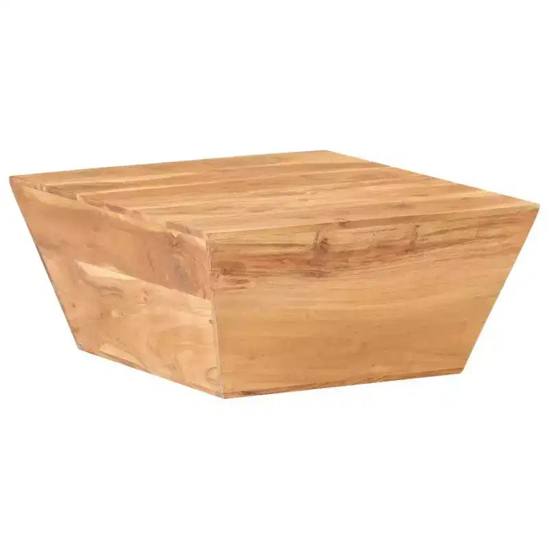 vidaXL Table Basse en Forme de V Table d'appoint Canapé Salon Bois Massif