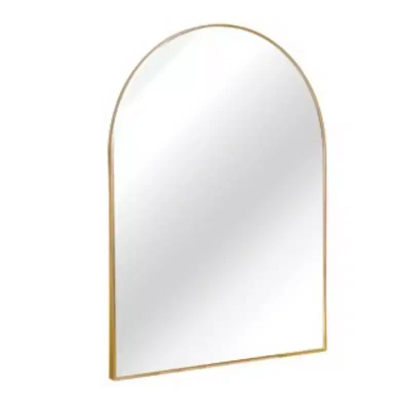 Miroir mural décoratif arqué 30 x 40, grand miroir de vanité moderne avec cadre en alliage d'aluminium pour entrée, salle de bain - Panipeachy