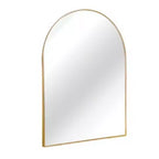 Miroir mural décoratif arqué 30 x 40, grand miroir de vanité moderne avec cadre en alliage d'aluminium pour entrée, salle de bain - Panipeachy