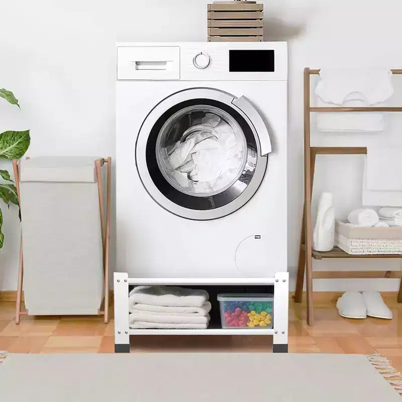 Pieds de lave-linge et sèche-linge avec étagère de rangement, capacité de 360 kg, plateforme universelle, 2 pièces