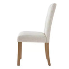 Chaises de salle à manger modernes en bois GDFStudio Keller avec dossier et pieds en bois (lot de 4)