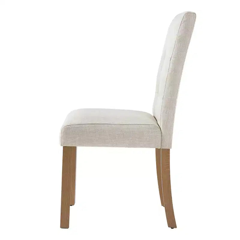 Chaises de salle à manger modernes en bois GDFStudio Keller avec dossier et pieds en bois (lot de 4)