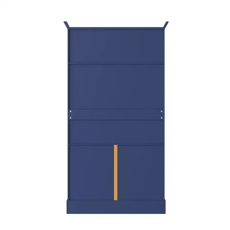 Whisen 72,6'' H Meuble de cuisine autoportant, Buffets, Grand placard de rangement avec 4 portes