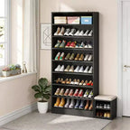 Meuble à chaussures autoportant, 9 niveaux, capacité 40-45 paires