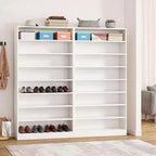 Meuble à chaussures autoportant, 9 niveaux, capacité 40-45 paires
