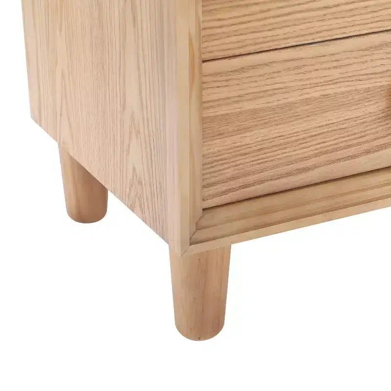 Christopher Knight Home Ramona Table de chevet moderne avec 2 tiroirs et étagère ouverte