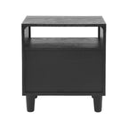 Christopher Knight Home Ramona Table de chevet moderne avec 2 tiroirs et étagère ouverte