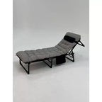 Lit de camp avec matelas confortable pour adultes, lit pliant de camping pour tente de voyage, lit de repos, usage extérieur, maison d'hôtes, bureau, sieste